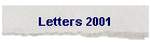 Letters 2001