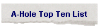 A-Hole Top Ten List